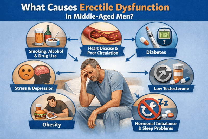 Erectile Dysfunction in Middle-Aged Men