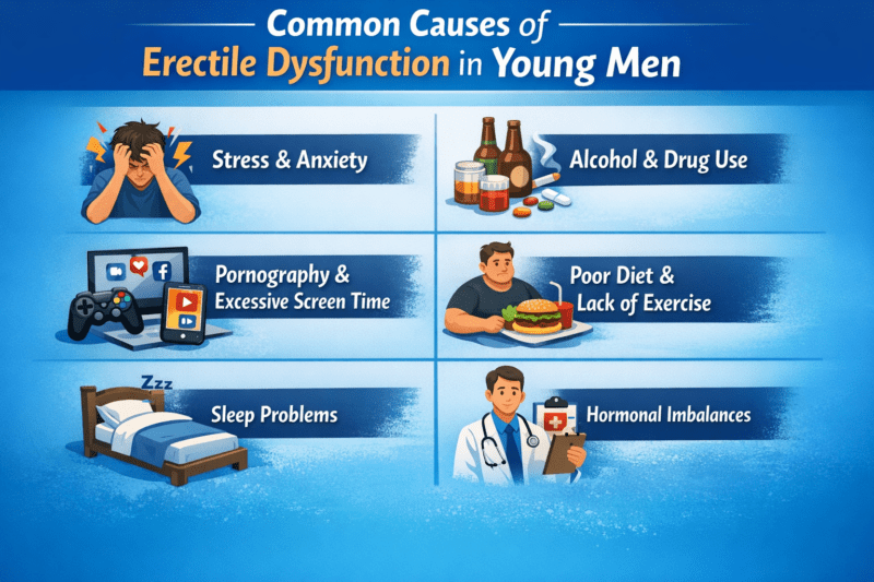Common Causes of Erectile Dysfunction in Young Men